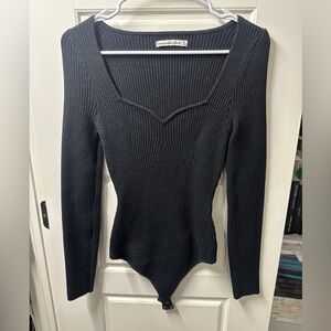 Abercrombie and Fitch black bodysuit